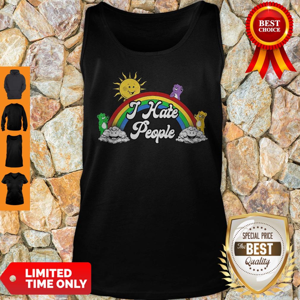 Official The Sun Woke Up I Hate People Shirt - Image 3