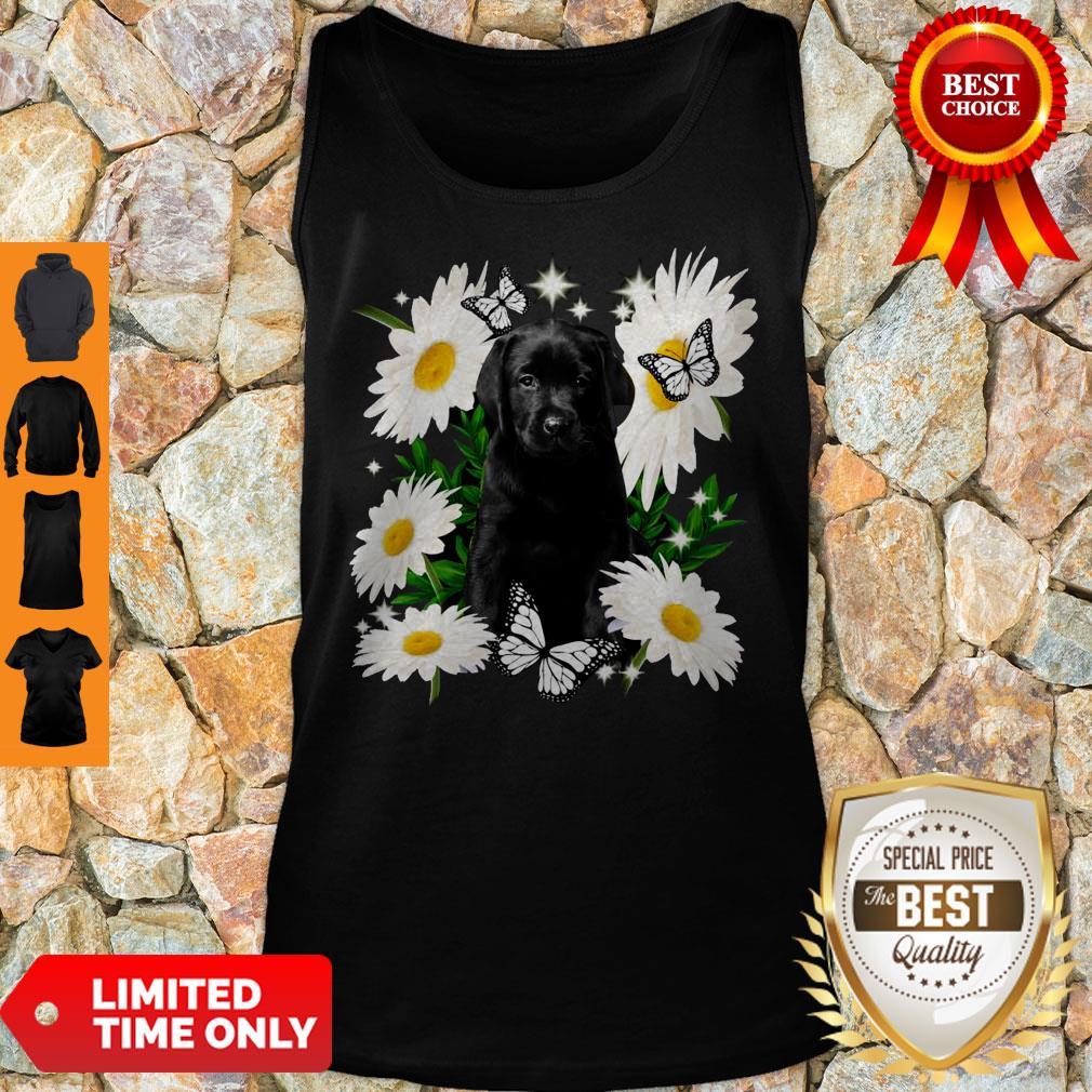 Official Black Labs Daisy Flower Classic Shirt - Image 4