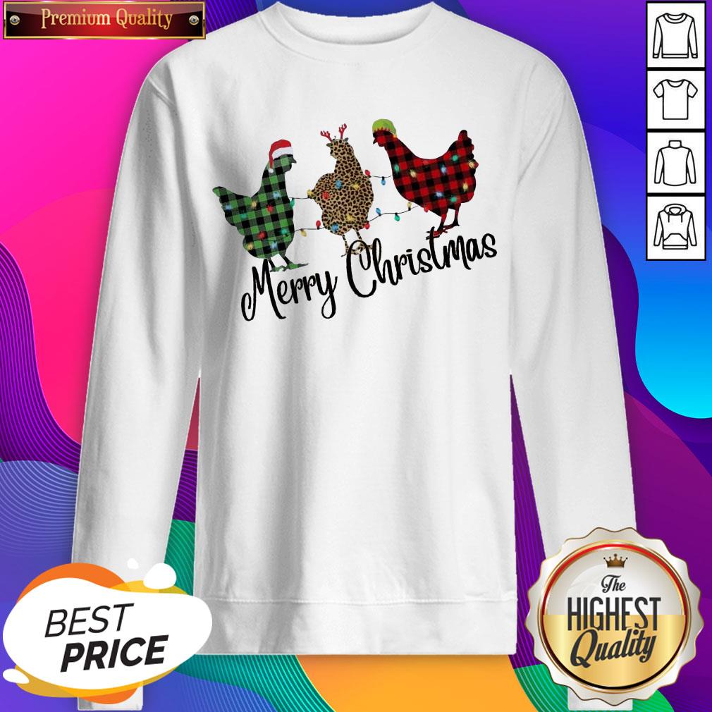 Top Santa Chicken Pajama Merry Christmas 2020 Shirt - Image 4