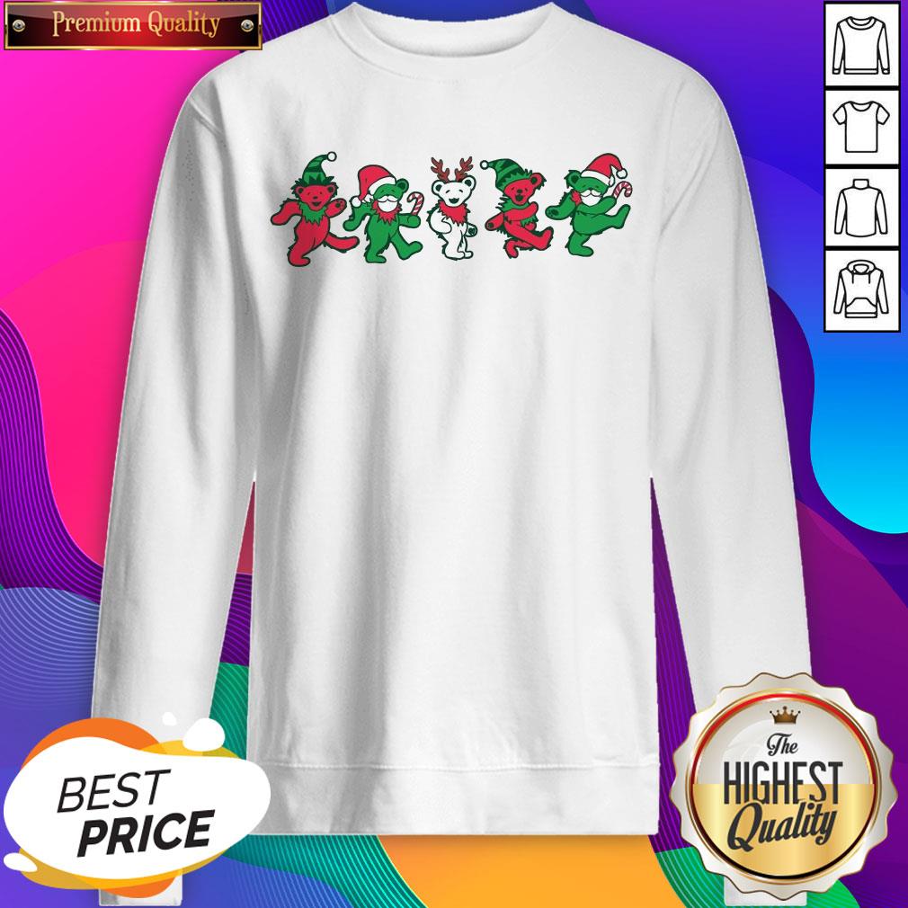Wonderful Grateful Dead Bears Christmas Shirt - Image 3