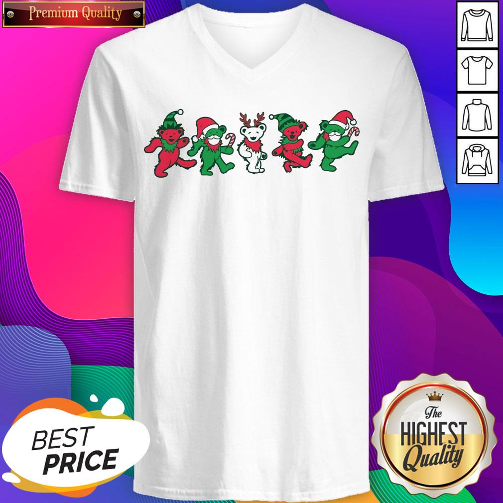 Wonderful Grateful Dead Bears Christmas Shirt - Image 2