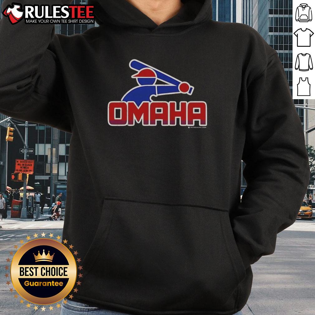 Awesome Omaha Retro College Baseball T-Shirt - Image 2