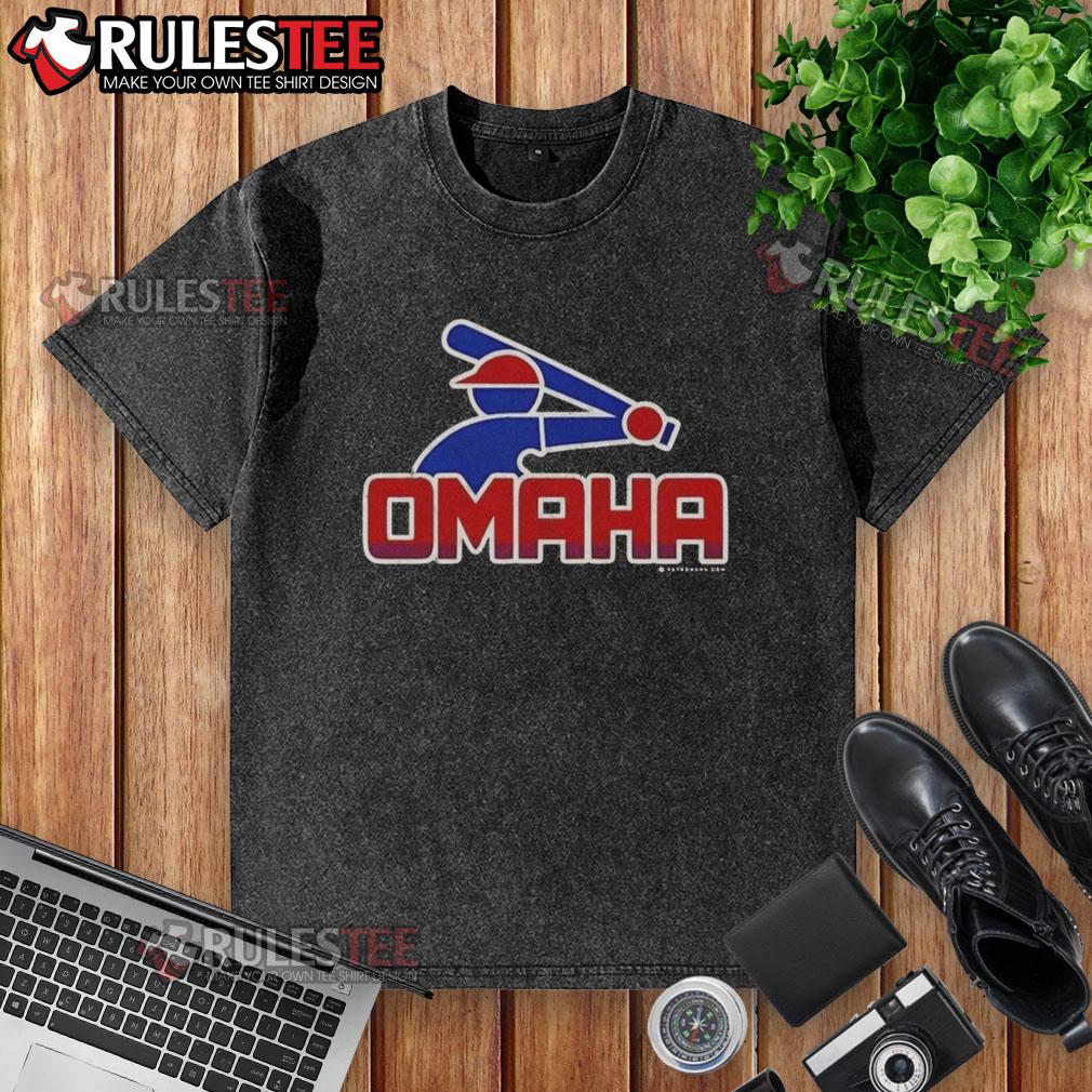 Awesome Omaha Retro College Baseball T-Shirt - Image 6
