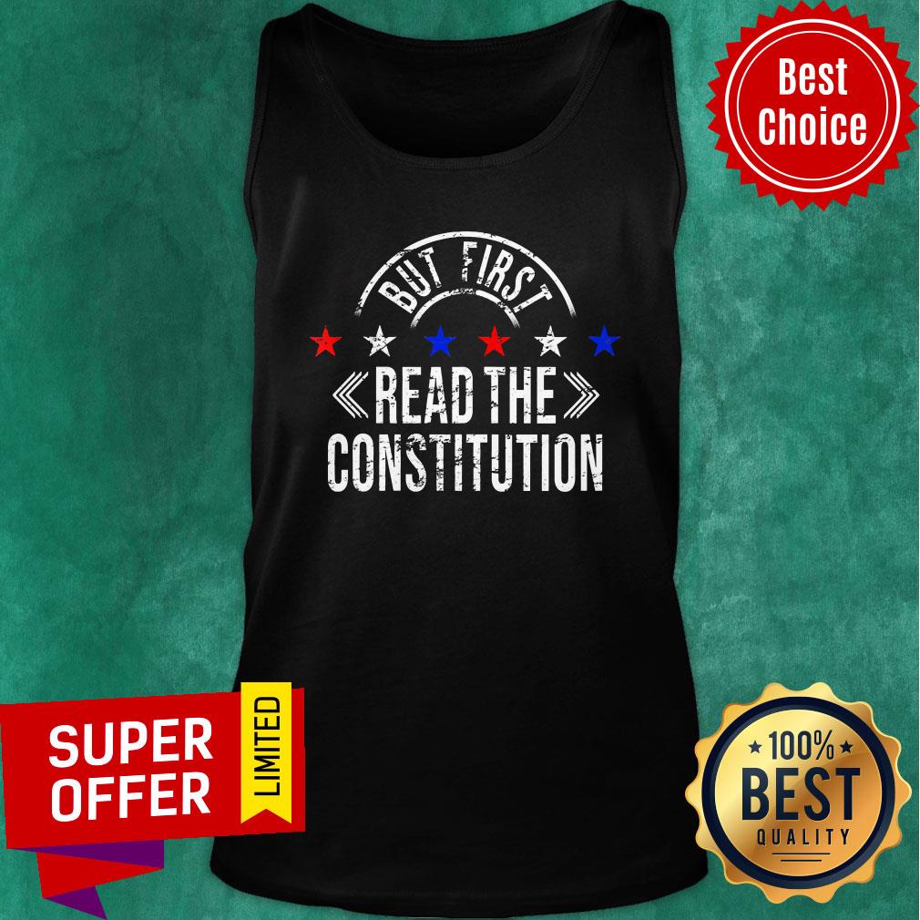 But First Read The Constitution Patriotic Stars Election Shirt - Image 3