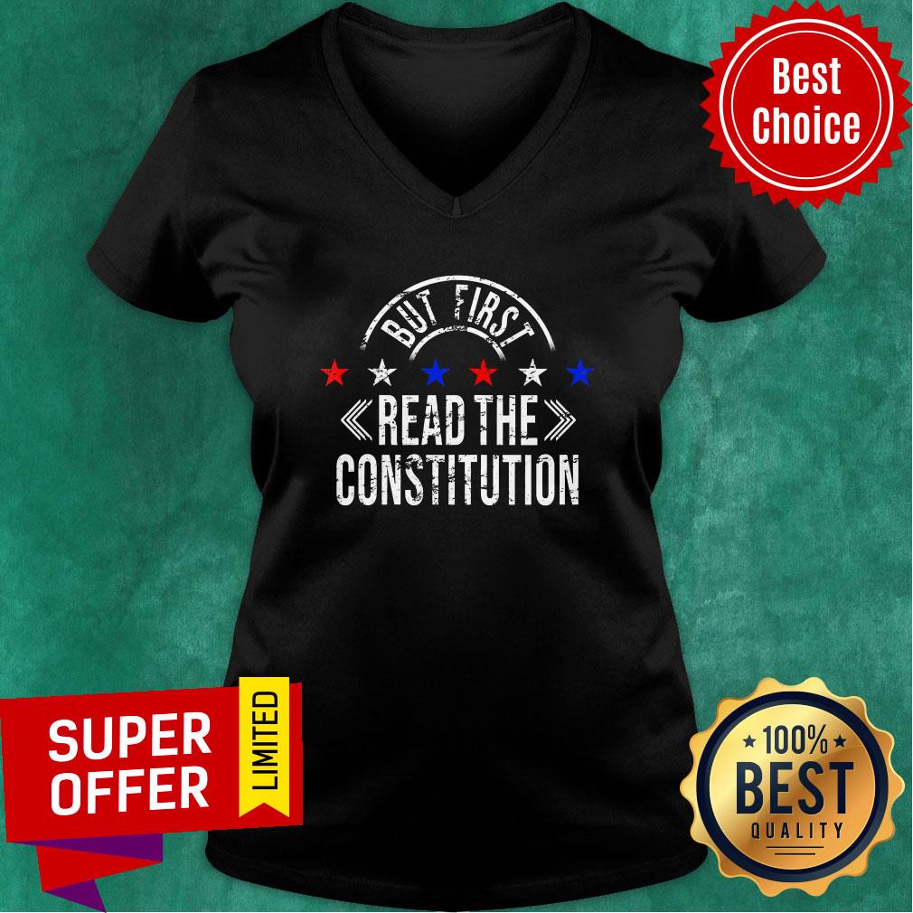 But First Read The Constitution Patriotic Stars Election Shirt - Image 5