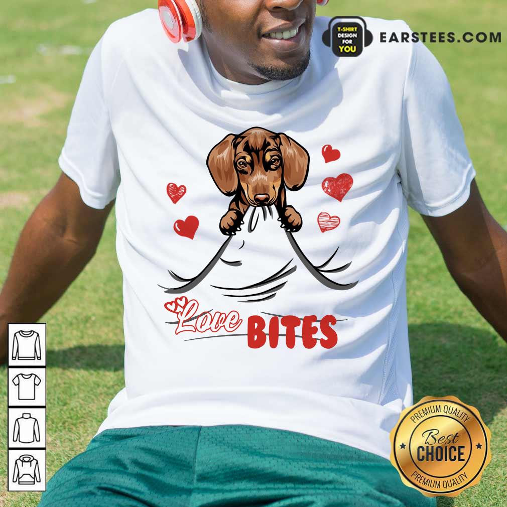 Pretty Dachshund Love Bites 2021 Shirt