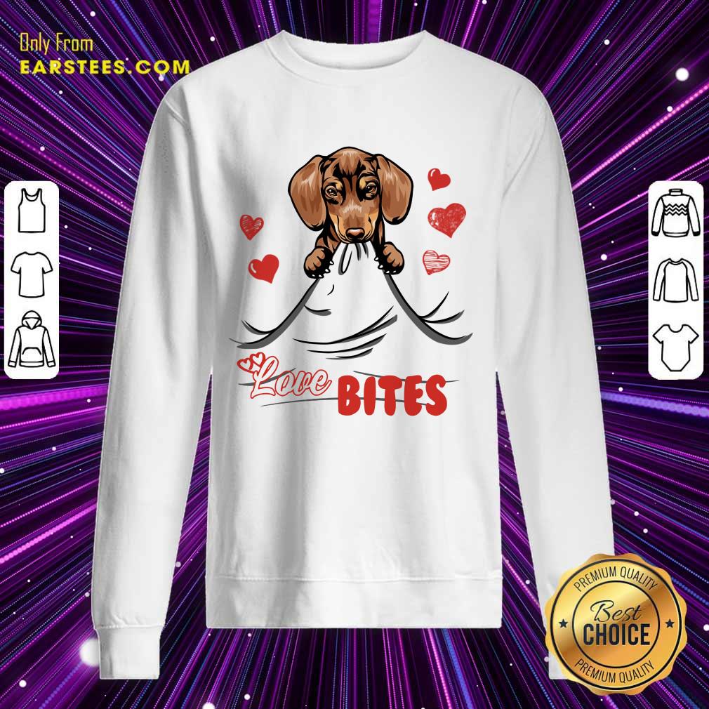 Pretty Dachshund Love Bites 2021 Shirt - Image 3
