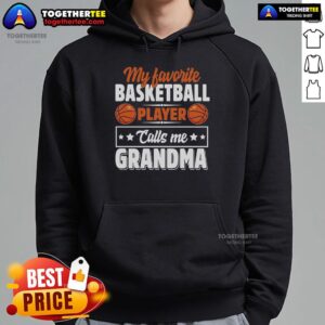 Alternative view of Top My Favorite Basketball Player Calls Me Grandma Mother's Day T-Shirt