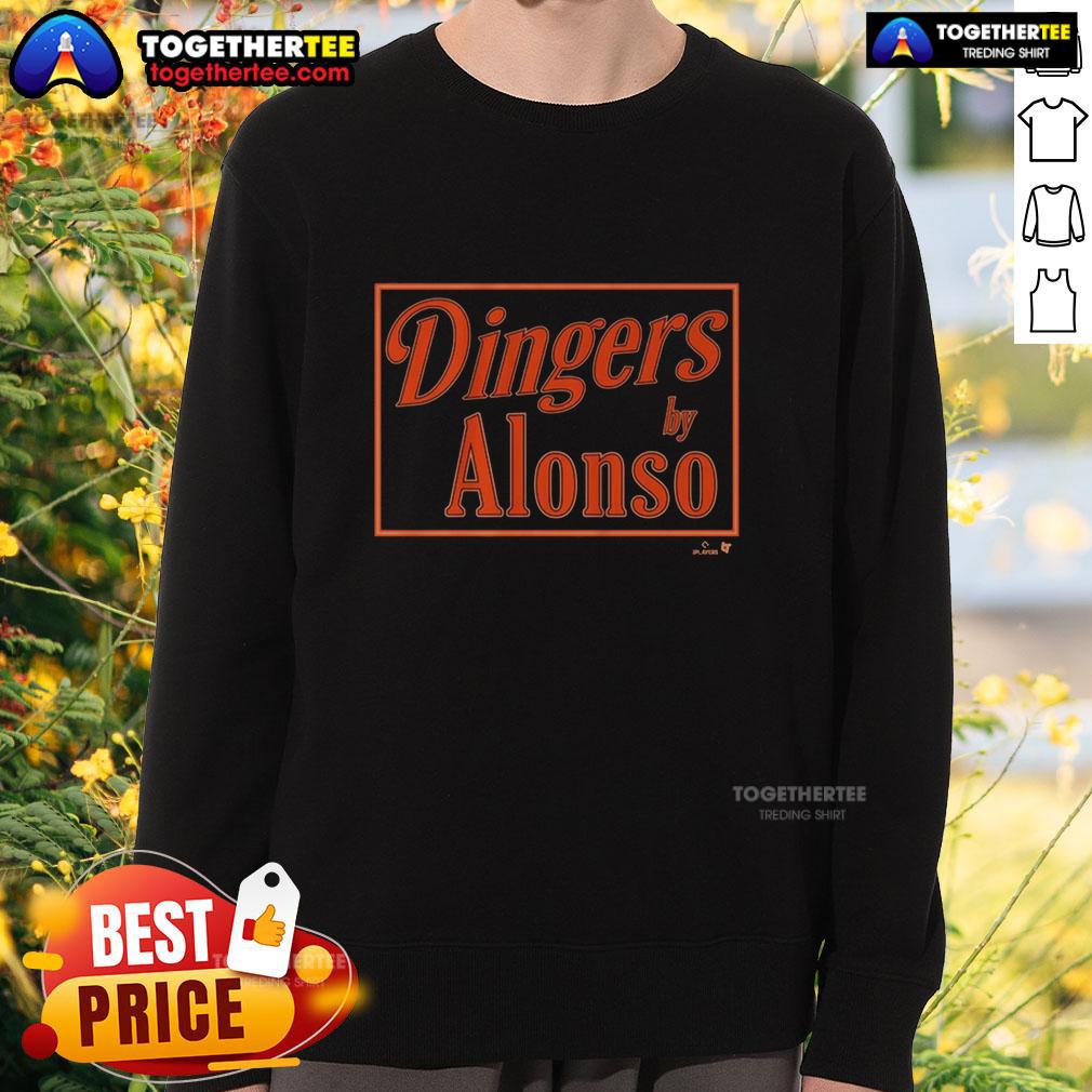 Original Pete Alonso Baltimore Dingers Sign T-Shirt - Image 5