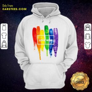 Alternative view of Nice LGBT Love Wins Shirt