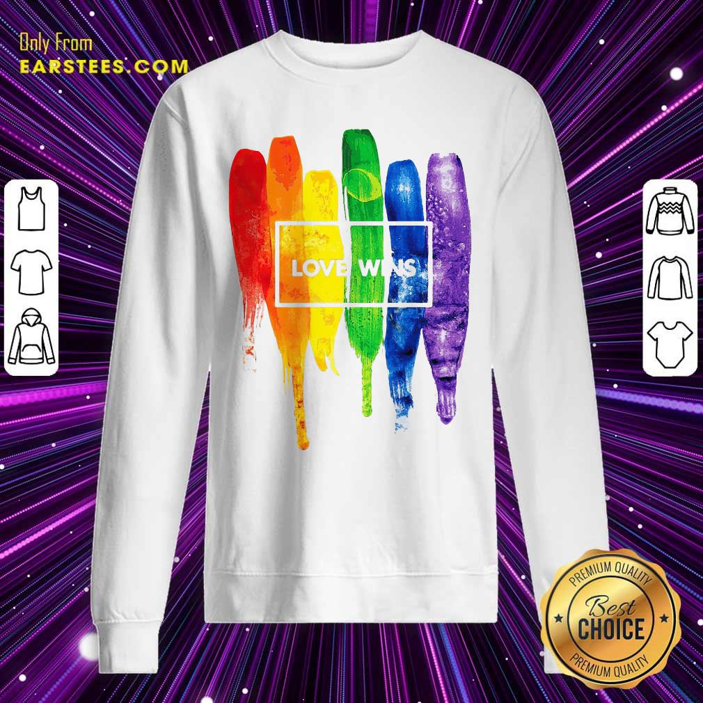 Nice LGBT Love Wins Shirt - Image 5