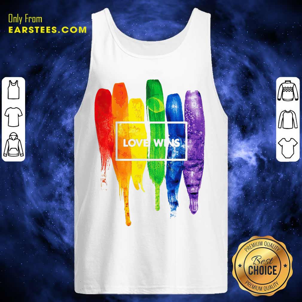 Nice LGBT Love Wins Shirt - Image 4