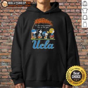 Alternative view of Awesome Ucla Bruins X Peanuts Snoopy And Friends Autumn It's The Most Wonderful Time Of The Year T-Shirt