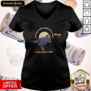 Alternative view of Birds Watching Goes Both Ways Birds Arent Real Shirt
