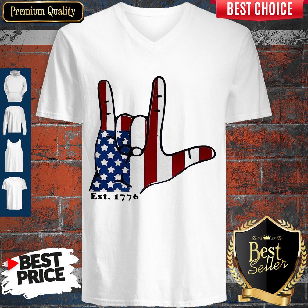 Signature Langue Est 1776 American Shirt - Image 3