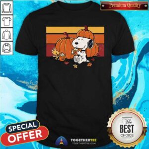 Awesome Snoopy And Woodstock Pumpkin Spice And Friends T-Shirt