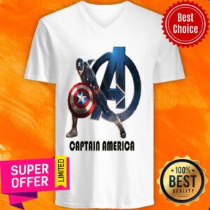Alternative view of Premium Captain America Shirt