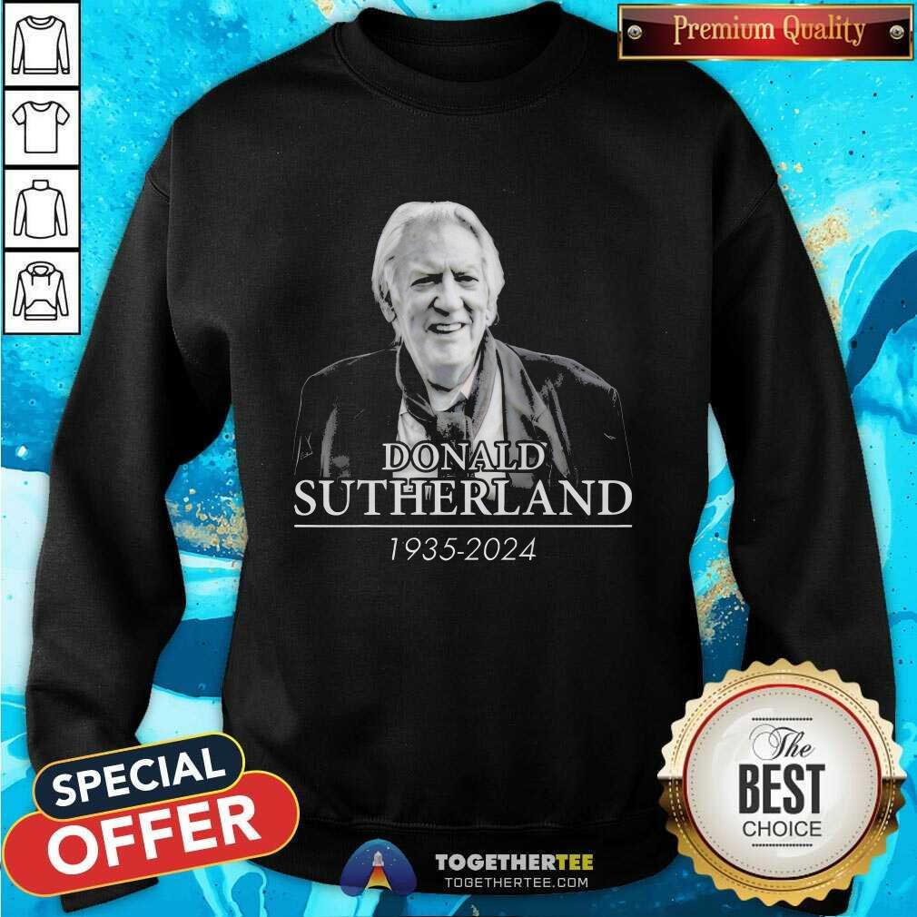 Awesome Rest In Peace Donald Sutherland 1935-2024 T-Shirt - Image 5