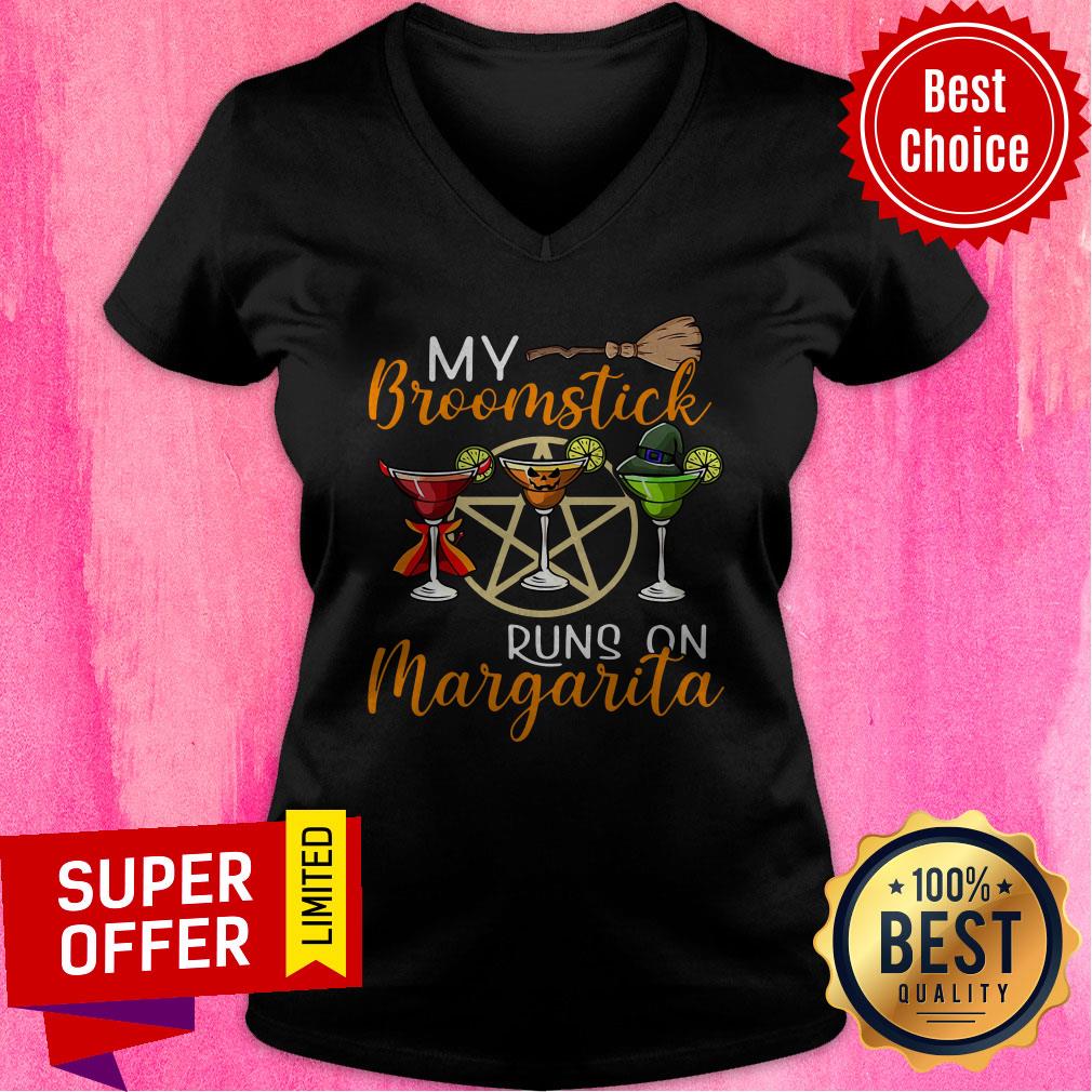 Wines My Broomstick Runs On Margarita Supernatural Halloween Shirt - Image 4
