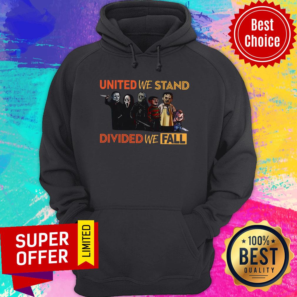 Funny United We Stand Divided We Fall Halloween Shirt - Image 2