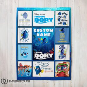 Awesome Disney Finding Dory What Would Dory Do Collage Blanket Fleece Customized Blanket