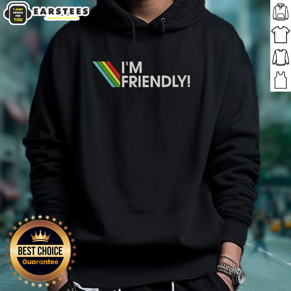 Funny I'm Friendly Arc Raiders Logo T-Shirt - Image 2