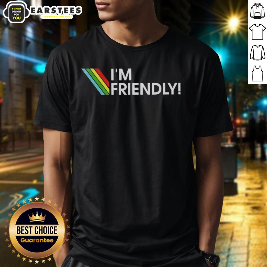 Funny I'm Friendly Arc Raiders Logo T-Shirt