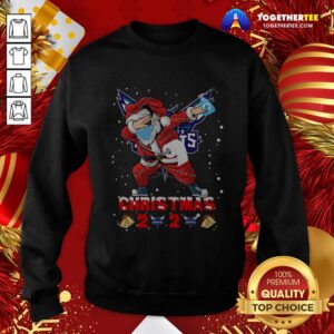 Alternative view of Hot Charlotte Hornets Funny Santa Claus Dabbing Christmas 2020 Shirt