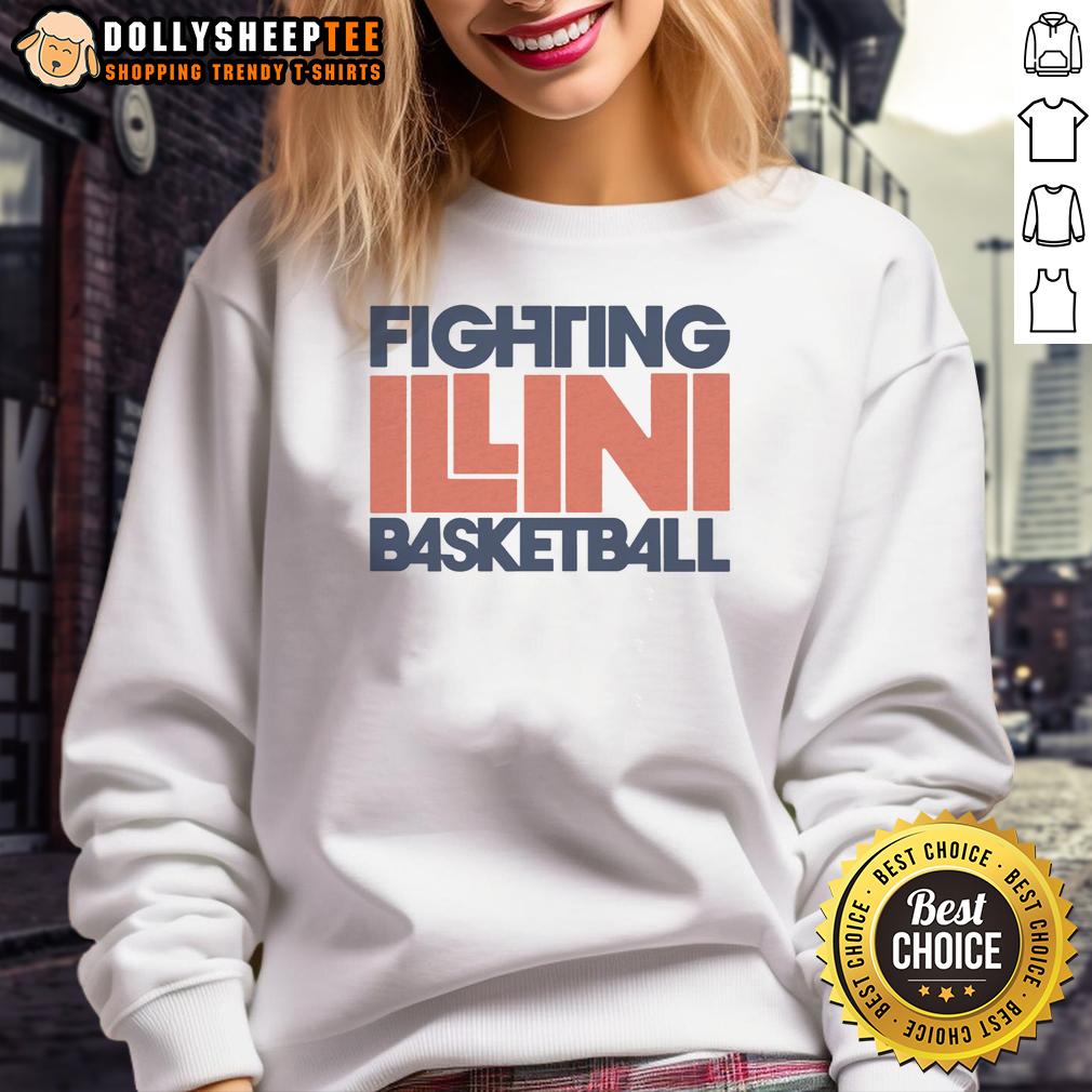 Nice Fighting Illini Basketball Vintage T-Shirt - Image 5