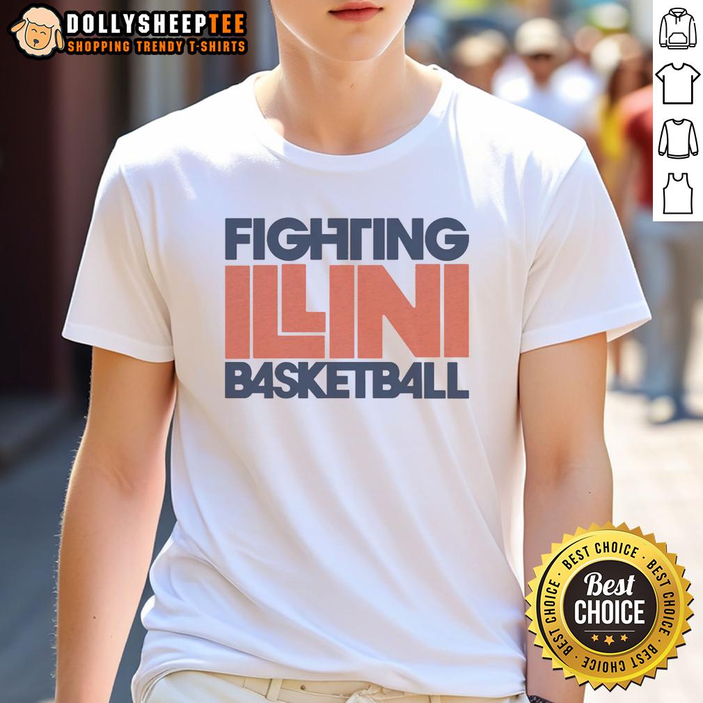 Nice Fighting Illini Basketball Vintage T-Shirt
