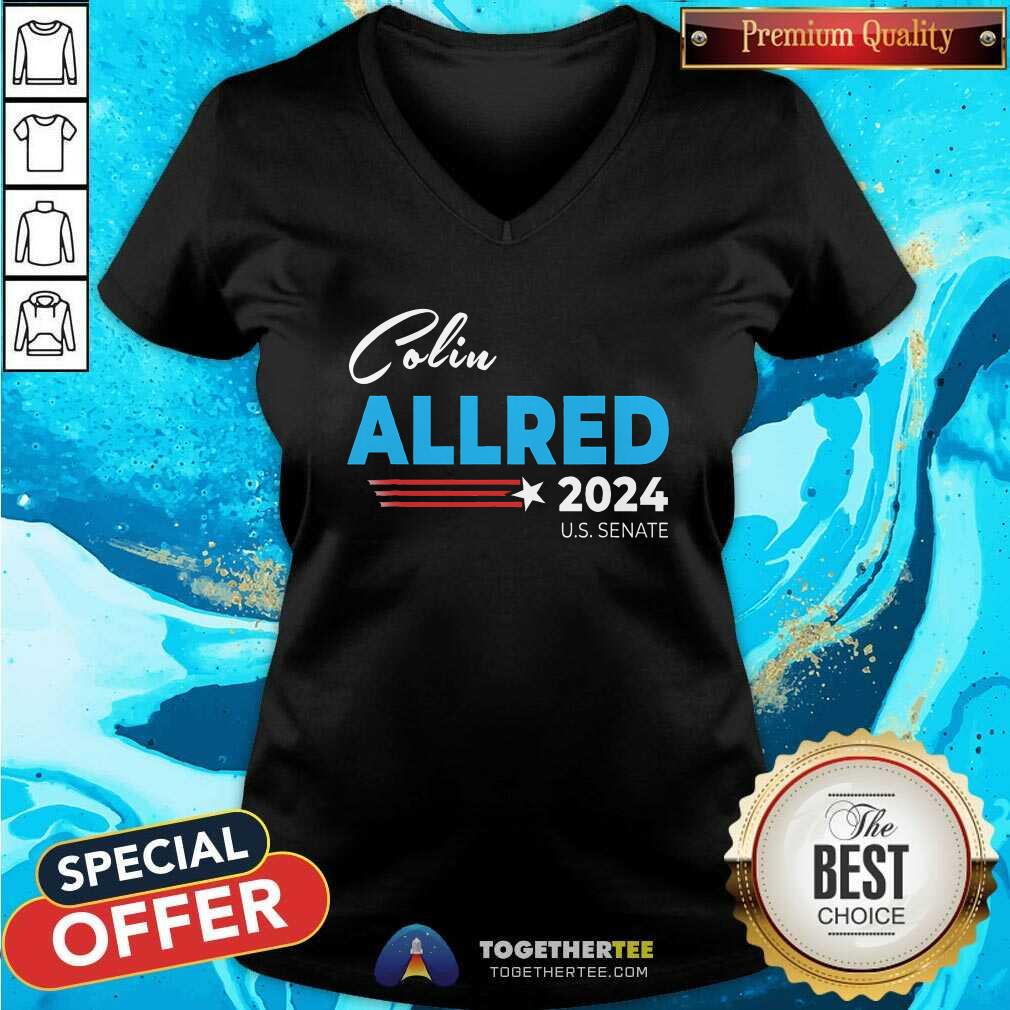 Original Colin Allred 2024 For Us Senate Texas Tx Democrat Senator T-Shirt - Image 2