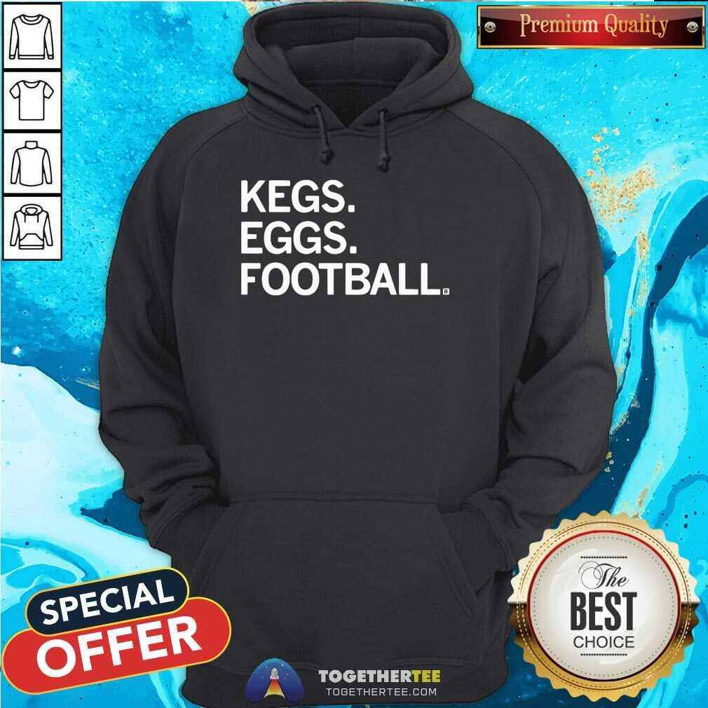 Hot Kegs Eggs Football T-Shirt - Image 2
