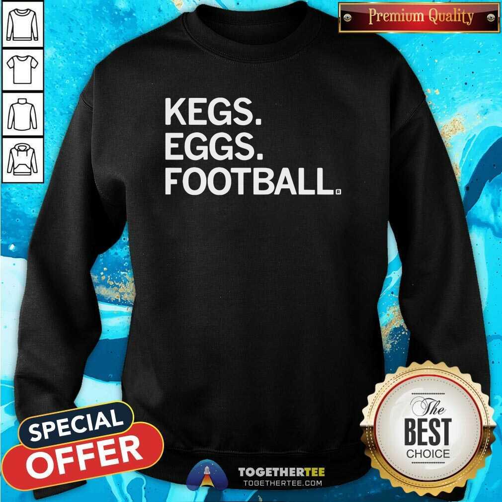 Hot Kegs Eggs Football T-Shirt - Image 5