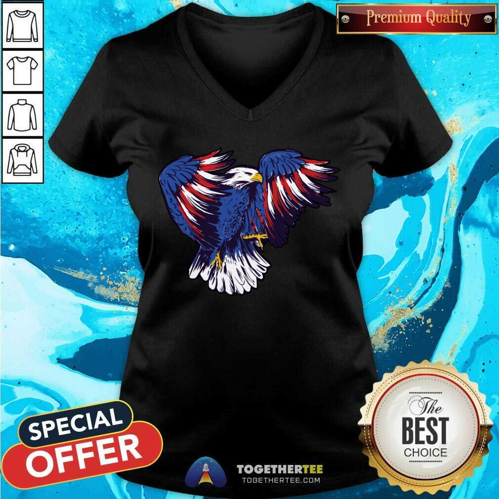 Eagle American Flag 4th Of July Shirt - Image 3