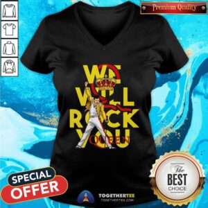 Alternative view of Pretty Freddie Mercury We Will Rock You Queen Shirt