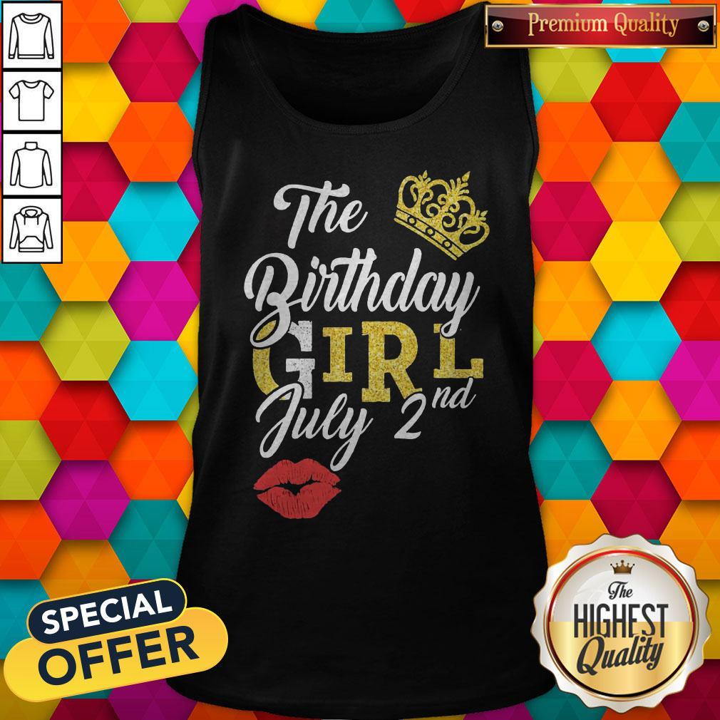 Queen Lip The Birthday Girl July 2nd Diamond Shirt - Image 4