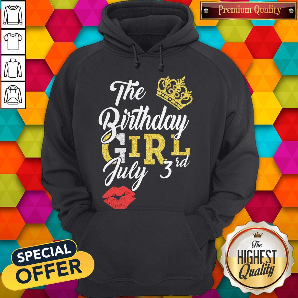 Queen Lip The Birthday Girl July 3rd Diamond Shirt - Image 2