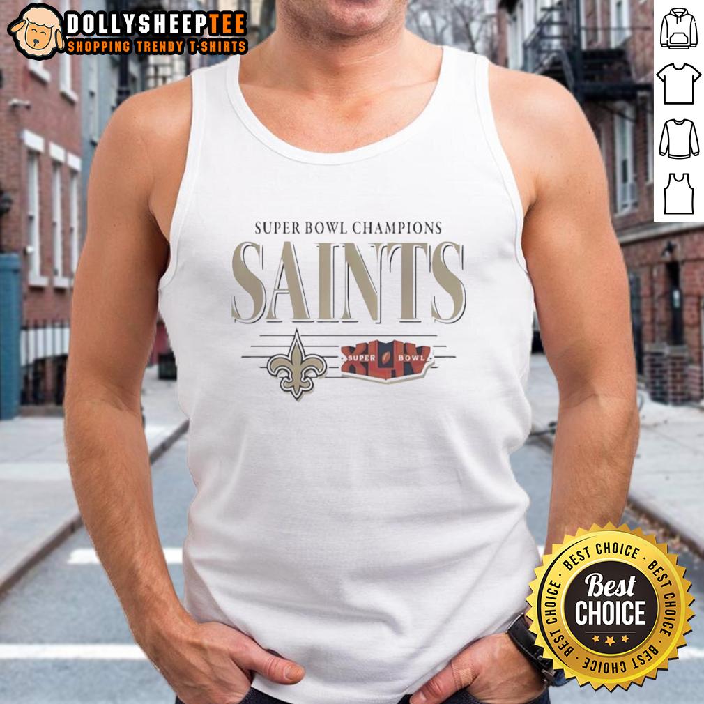 Original New Orleans Saints Super Bowl Champions Xliv T-Shirt - Image 4