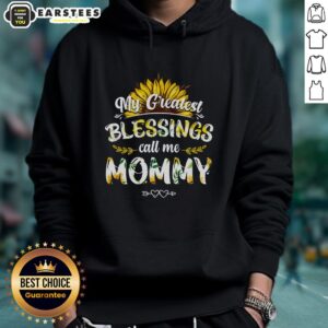 Alternative view of Good My Greatest Blessings Call Me Mommy Flower T-Shirt