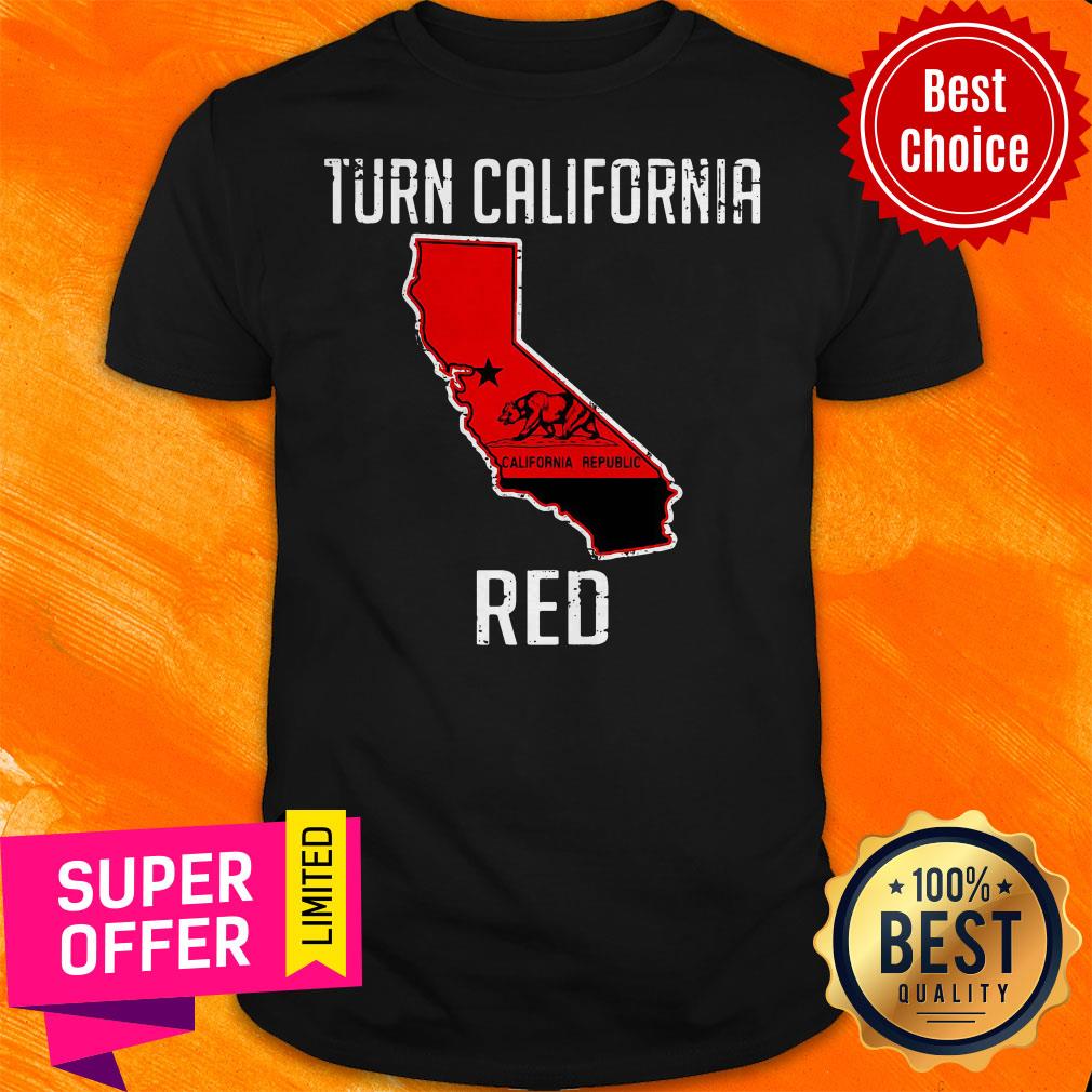 Premium Turn California Red Shirt