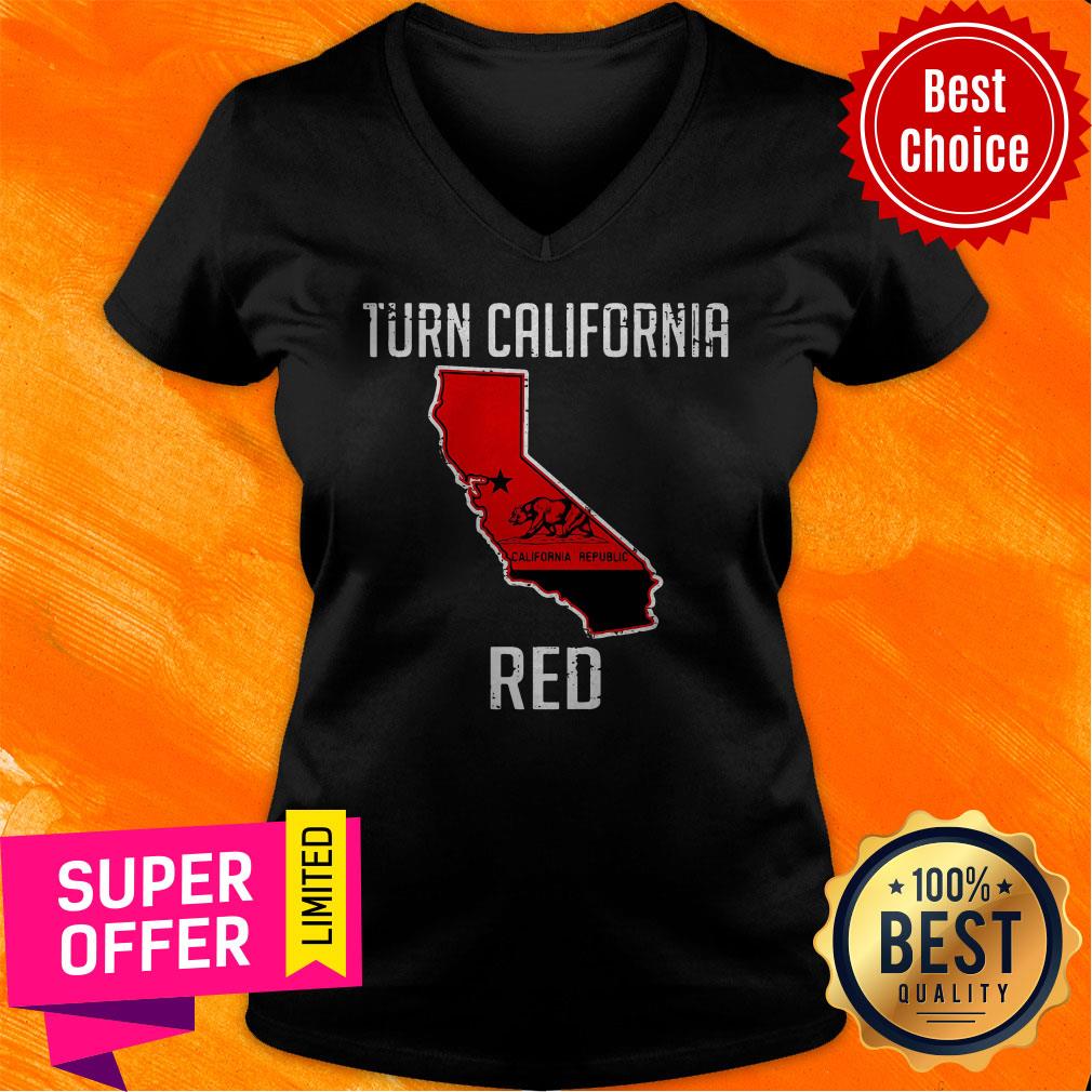 Premium Turn California Red Shirt - Image 4