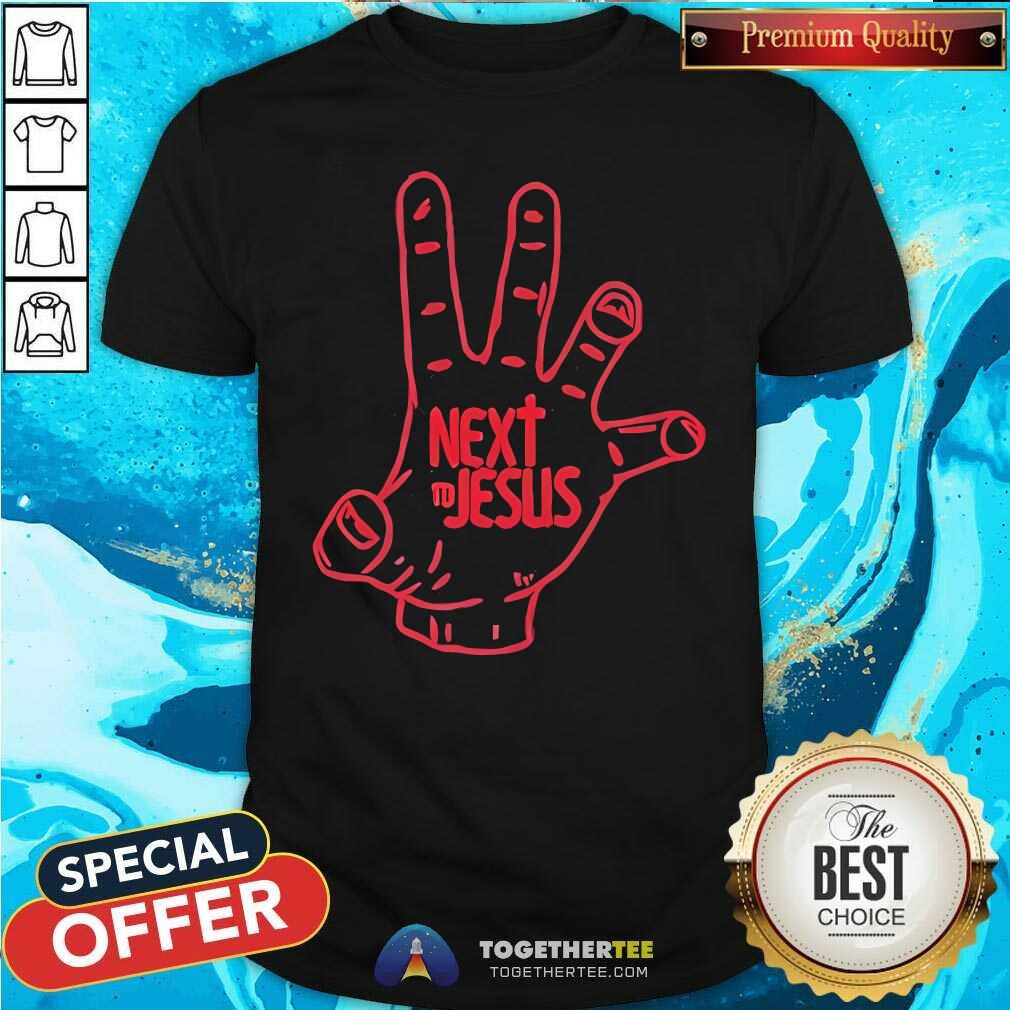 Official Next To Jesus Hand T-Shirt