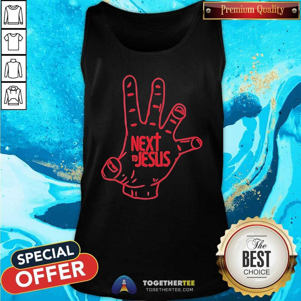 Official Next To Jesus Hand T-Shirt - Image 3