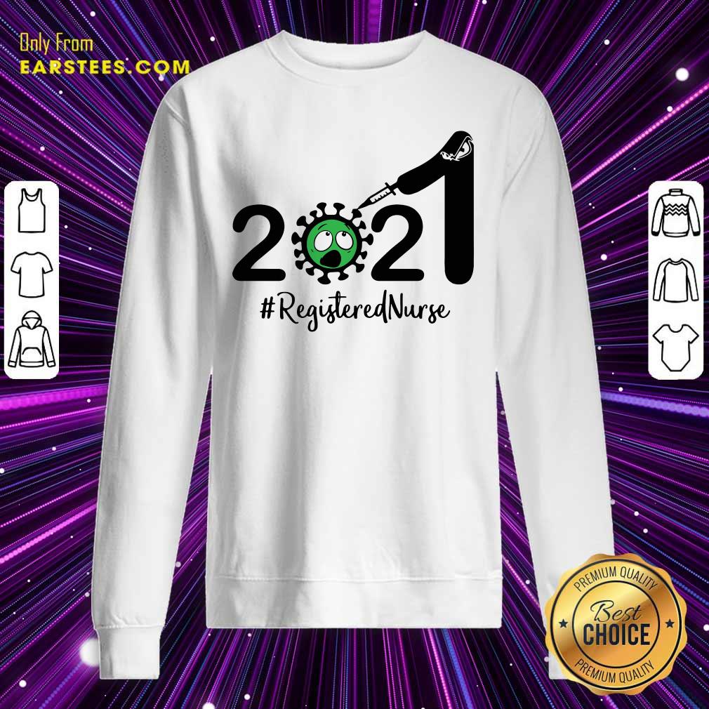 Hot 2021 Coronavirus #Registered Nurse Shirt - Image 5