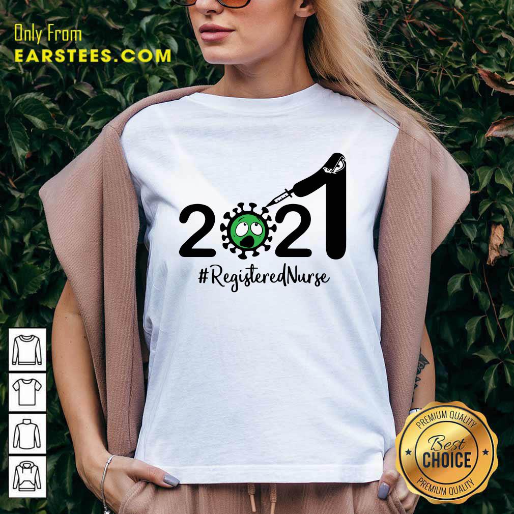 Hot 2021 Coronavirus #Registered Nurse Shirt - Image 3