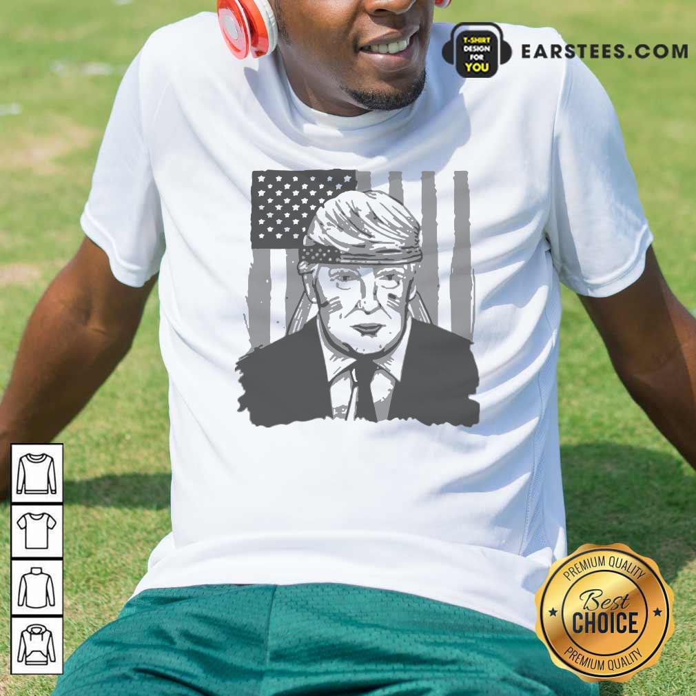 Official America Ribbon Usa Flag Donald Trump 2020 Graphic Shirt