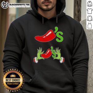 Alternative view of Happy Grinch Hands Love Chili's Merry Christmas T-Shirt