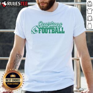 Official Spartans Football Block T-Shirt