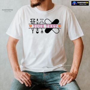 Alternative view of Customized Nurse Syringe Medical Thermometer Stethoscope T-Shirt