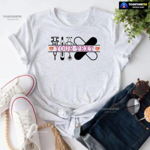 Customized Nurse Syringe Medical Thermometer Stethoscope T-Shirt